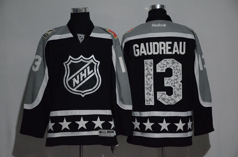 2017 NHL Calgary Flames #13 Gaudreau black All Star jerseys->->NHL Jersey